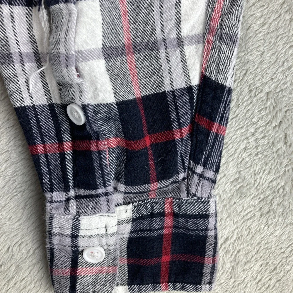 Lucky Brand Saturday Stretch Mens Small‎ Long Sleeve Button Front Flannel Shirt
